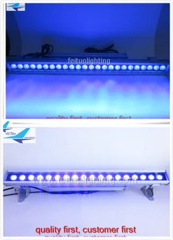 

E-8/set Outdoor dot Led bar light 18x18w rgbwa uv 6 in1 led long wall washer light IP65 building