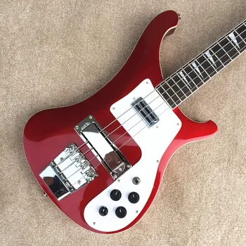 

TOP QUALITY,4003 model,4 Strings bass guitar,metal red color electric guitar,Free Shipping