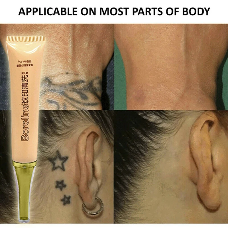 Перманентный натуральный растительный экстракт Татуировка печать удаление безболезненная боль бровей подводка для глаз кожи татуировки тату очищающий крем