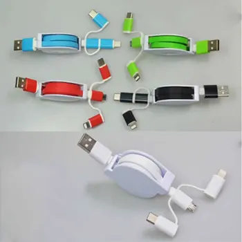 

Extension cable, data cable, USB interface, high-speed multi-head, one-for-three extension cord, smart device