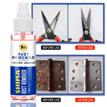 

80ml Wheel Hub Maintenance Cleaning Spray Eliminate Corrosion Surface Car Window Multifunction Rust Remover Kitchen Lubrication