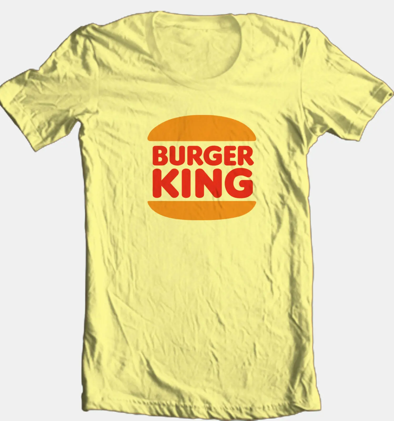 Burger King футболка Бесплатная доставка Ретро 80S Фастфуд 100 Хлопок Графический