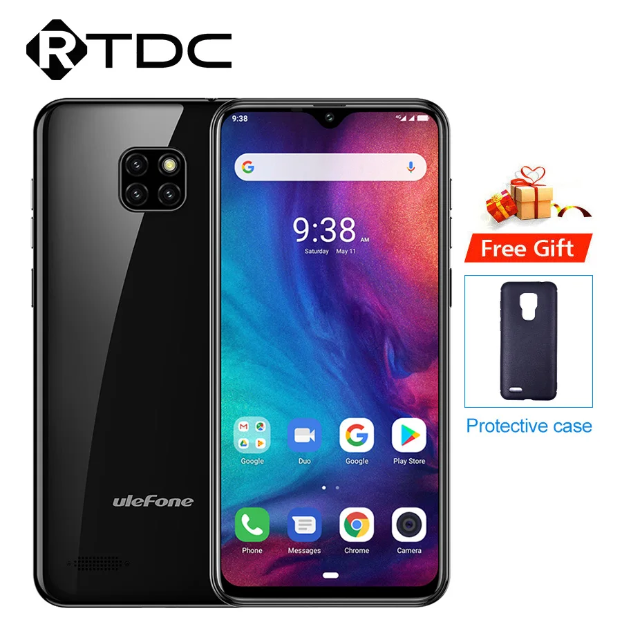 

Ulefone Note 7P 4G 6.1" 3GB 32GB MT6761VWB Quad Core Smartphon 3500mAh Face Unlock Fingerprint ID Android 9.0 Mobile Phone