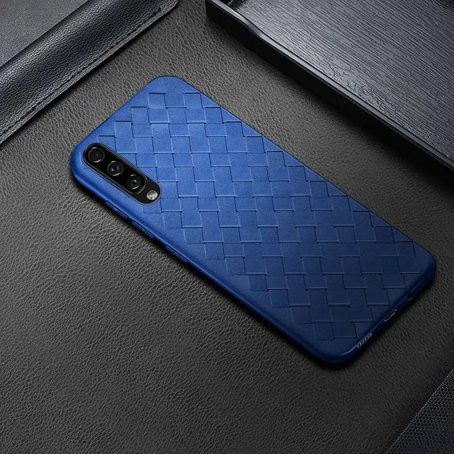 Чехол для samsung Galaxy A50, ультра тонкий мягкий черный чехол, силиконовый матовый чехол для samsung A50, чехол для телефона - Цвет: Blue