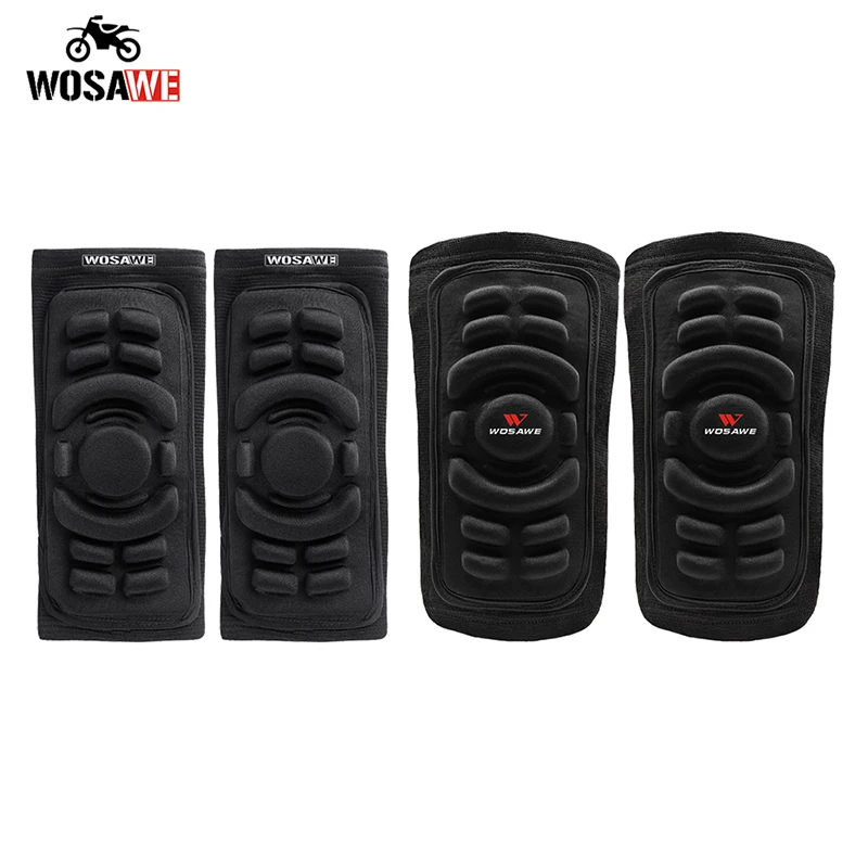 

WOSAWE Motorcycle Knee Protector Motocross Racing Elbow and Knee Protective Gear Moto MTB Bike Skating Skateboard Knee Support