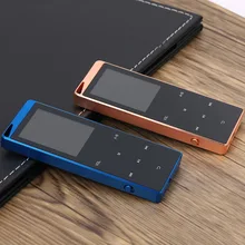 4/8/16GB MP3 плеер Портативный ультра-тонкий цифровой музыкальный проигрыватель TF слот для карт памяти сенсорная кнопка FM радио Поддержка Bluetooth и разъемом для наушников