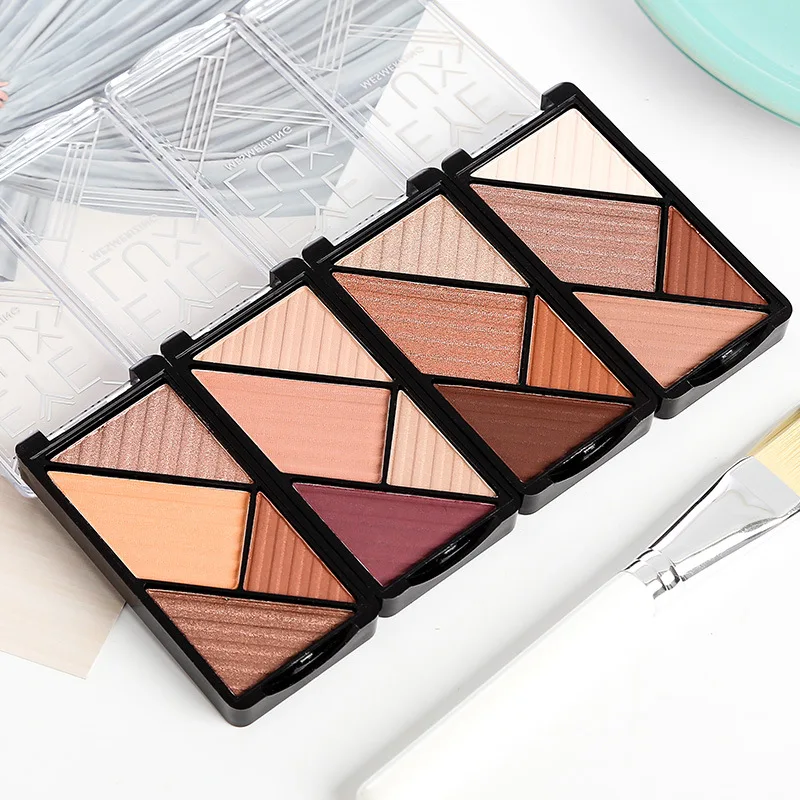 

Four Color Eyeshadow slacker slacker dumb light big color beginner waterproof sweat proof lasting color eye shadow wholesale