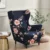 Solid Color Wing Chair Cover Stretch Polyester Armchair Covers Nordic Removable Relax Sofa Slipcovers With Seat Cushion Covers 8
