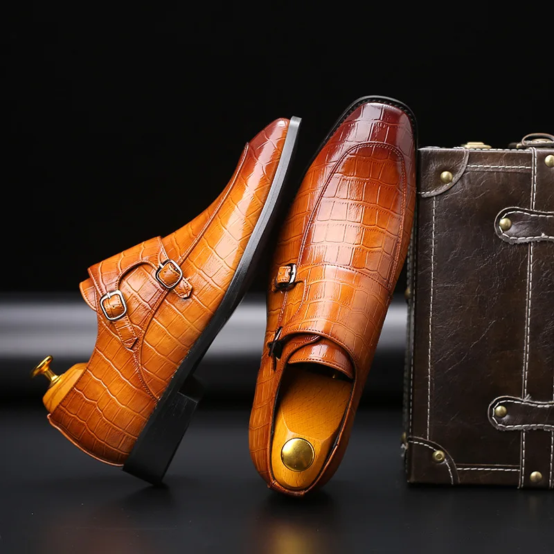 

38~48 leather shoes men business comfortable Stylish Gentleman's formal shoes men #CB511
