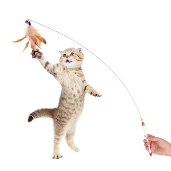 

16pcs/lot Toys For Cat Pet Feather Catnip Toys Ball Rings Cats interactive Products gift for Pet Cat
