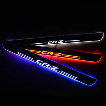 

LED Door Sill Streamed Pathway Dynamic For Honda CR-Z Estate Scuff Plate Acrylic Door Sills Car Exterior Parts Accessories
