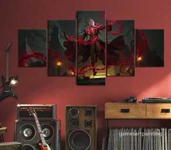 

5pcs Legends of Runeterra Swain league of legends Video Games Art HD Wall Picture for Bedroom Decor