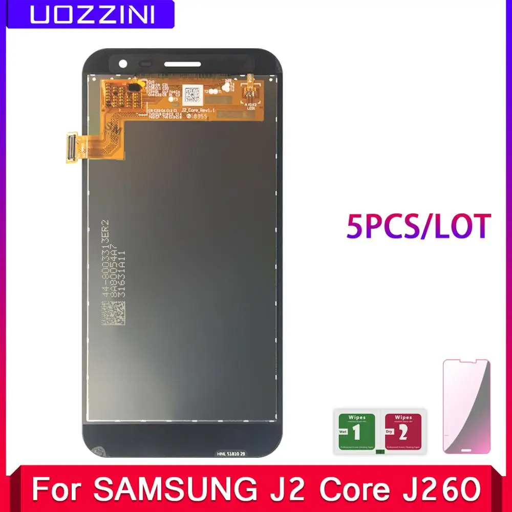 5 шт./лот Super AMOLED для Samsung Galaxy J2 Core J260 ЖК-дисплей сенсорный экран дигитайзер в сборе