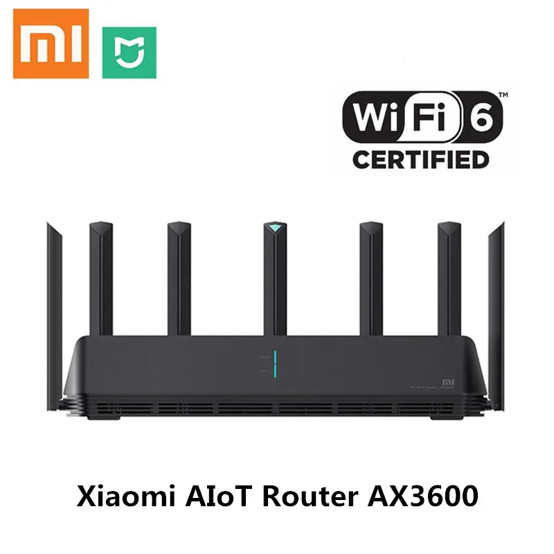 Xiaomi AIoT Router AX3600 Gigabit Wifi 6 5G Wifi6 600Mb Dual-Band 2976Mbs Gigabit Rate AIoT Antennas Wider Coverage Easy setup