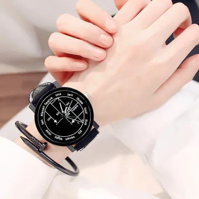 Модные специальные часы, мужские часы с формулой, кварцевые наручные часы для мужчин, мужские наручные часы, опт и розница - Цвет: A
