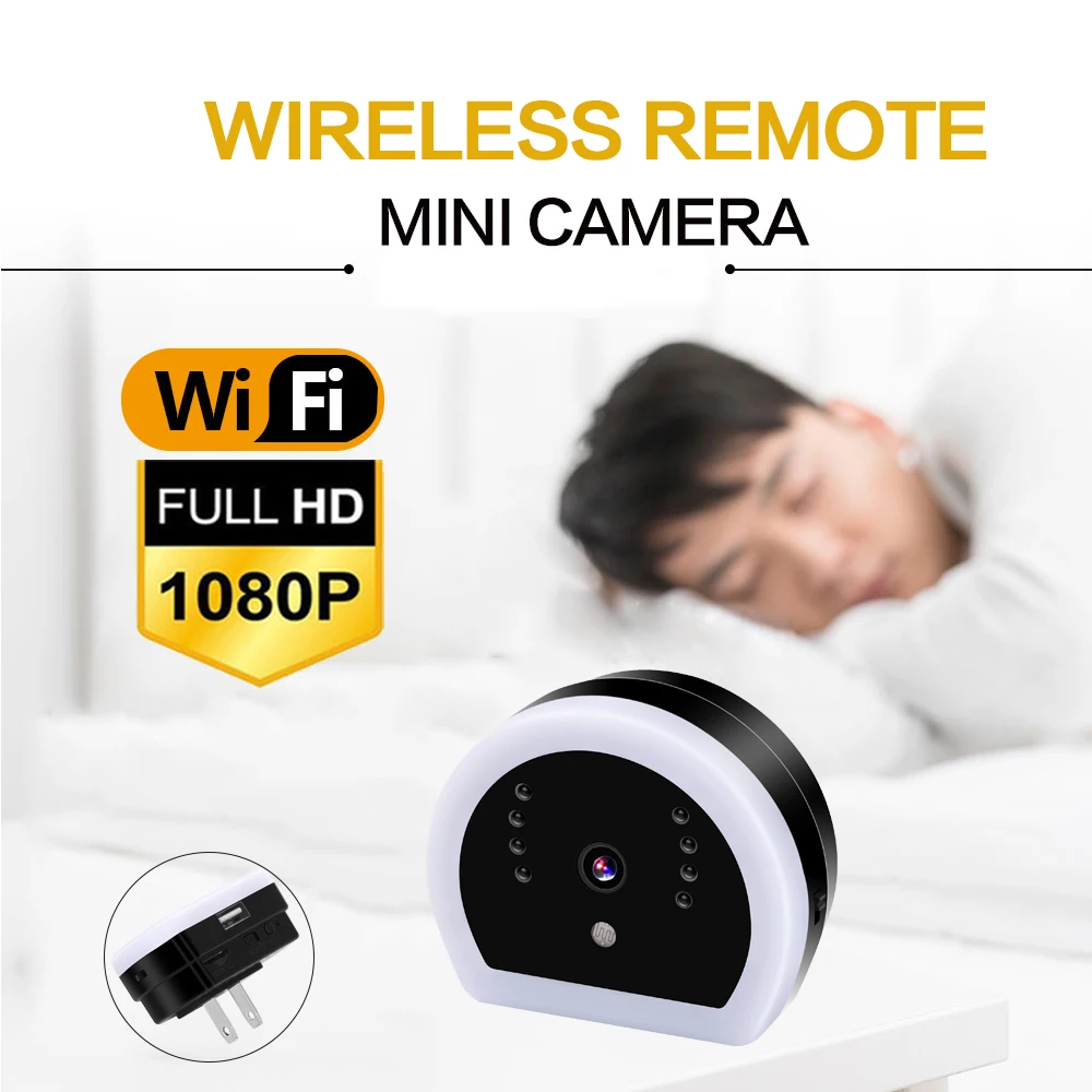 Мини камера Wi Fi HD 1080P IP беспроводная безопасности USB настенное зарядное устройство детская монитор