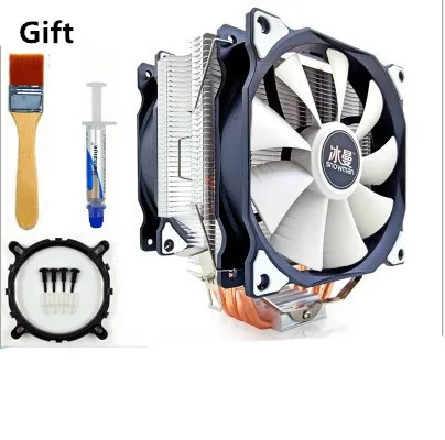 Кулер для процессора SNOWMAN Cooler Master 4 тепловые трубки из чистой меди двойной