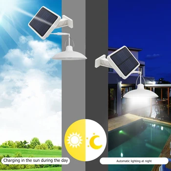 

Solar Pendant Light IP65 Outdoor Indoor Solar Lamp for Camping Home Garden Yard Outdoor Garden Camping Hanging LED Light