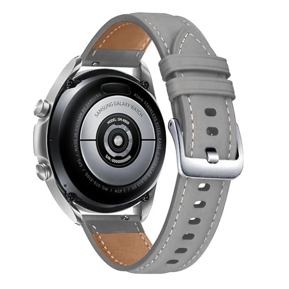 Premium Leather Watchband - 20mm Strap
