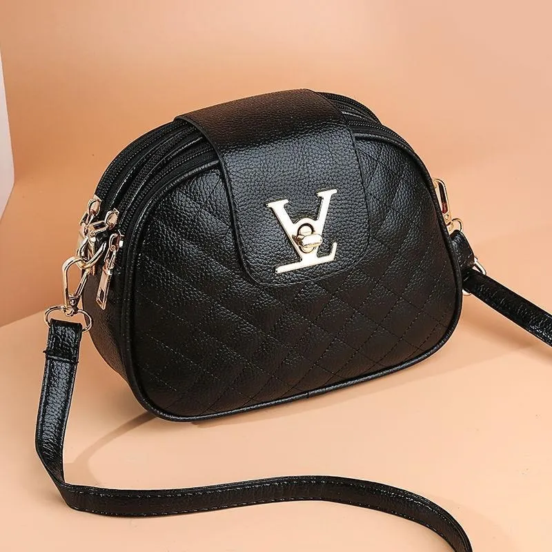  Summer Small Shoulder Girl Messenger Bag Female Three Layers Circle Luxury Handbags Crossbody Bags  - 4000160098009