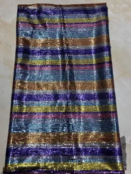 

2020 Hot Sale Sequins Lace Fabrics High Quality African Lace Fabric Nigerian French Party Lace Fabric for Tulle Lace Fabric
