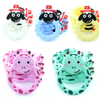 

New Teether Teething Newborn Gift For Baby Chewable Toys Silicone Baby Teether Pendants For Mommy Handmaking DIY Jewelry