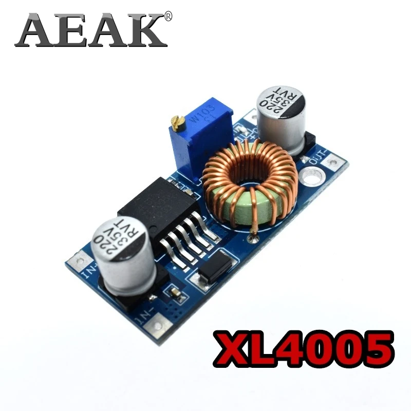 XL4005 DSN5000 Beyond LM2596 DC Регулируемый понижающий модуль питания 5A 75 Вт большой ток
