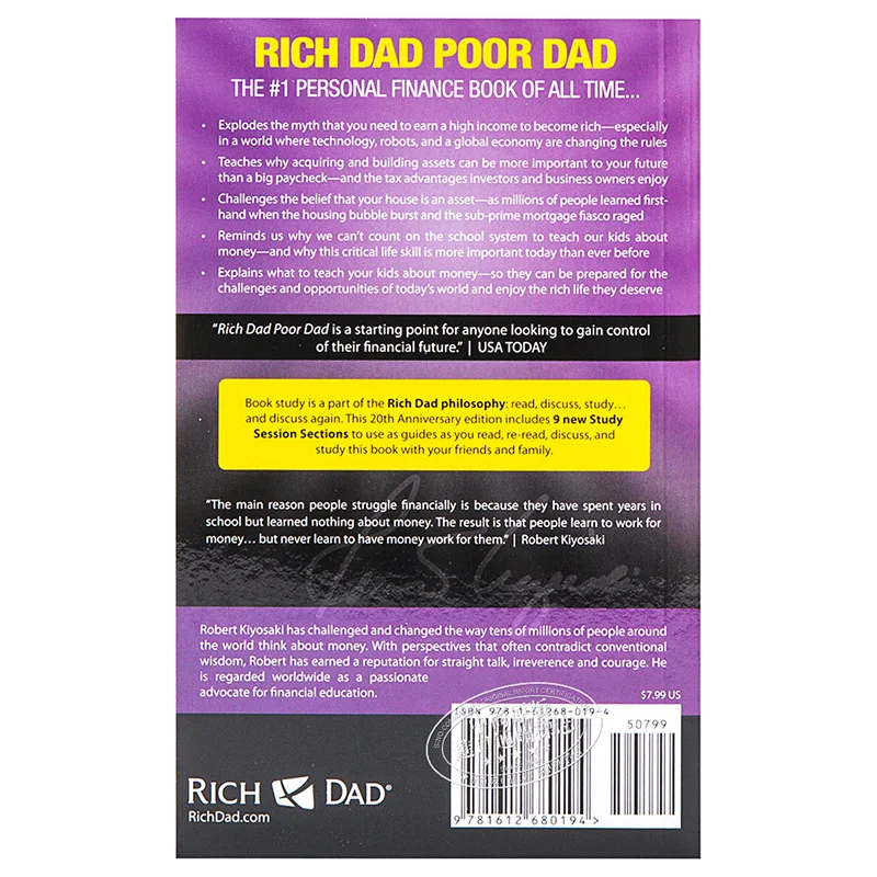 New Rich Dad Poor Dad by Robert English Edition