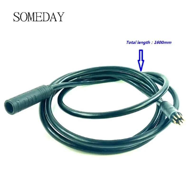 

1.2squar/ 1.5 squar Electric bicycle motor extension waterproof cable 1600MM for 9 pin joint e-bike conversion kit 9pin