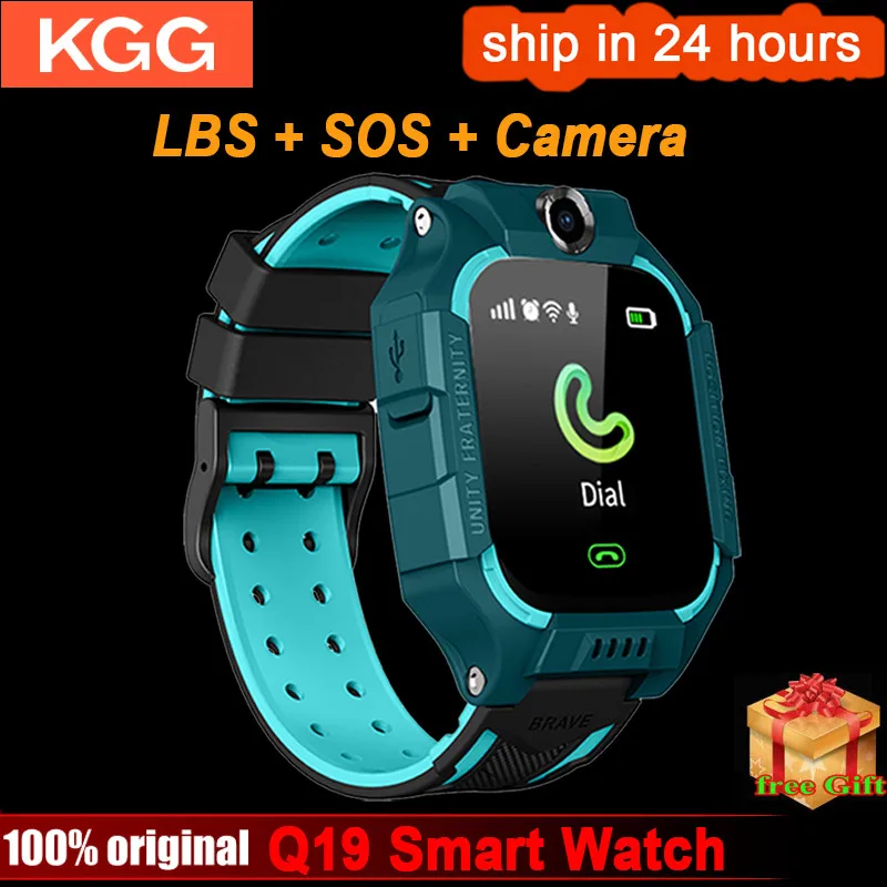 Детские Смарт часы Q19 детские LBS с камерой SOS для телефона PK Q02 подарки|Смарт-часы| |