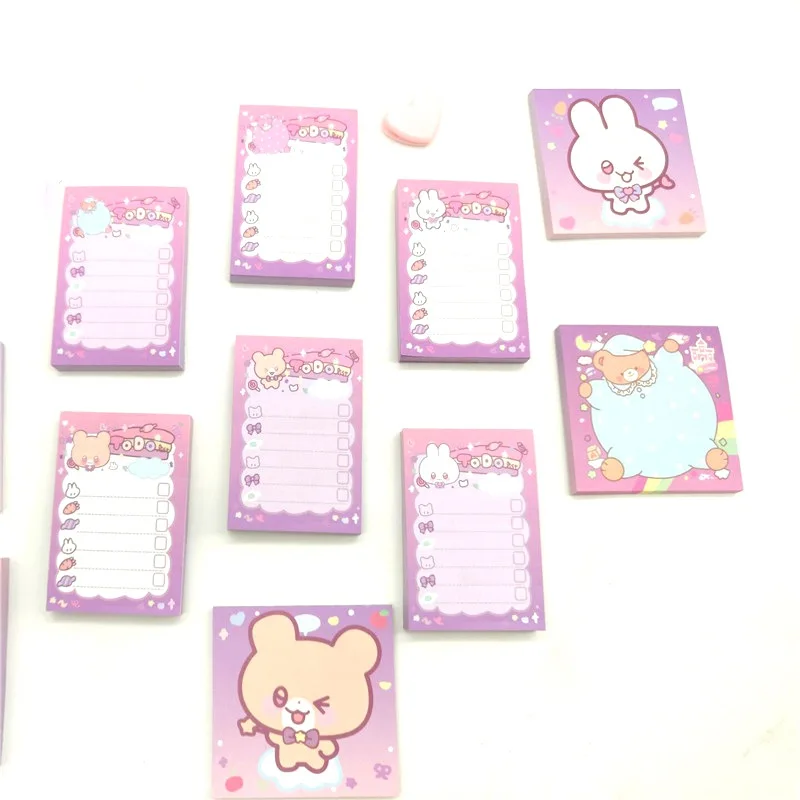 10 упаковок Kawaii Кролик Медведь блокнот INS наклейка для планировщика милые