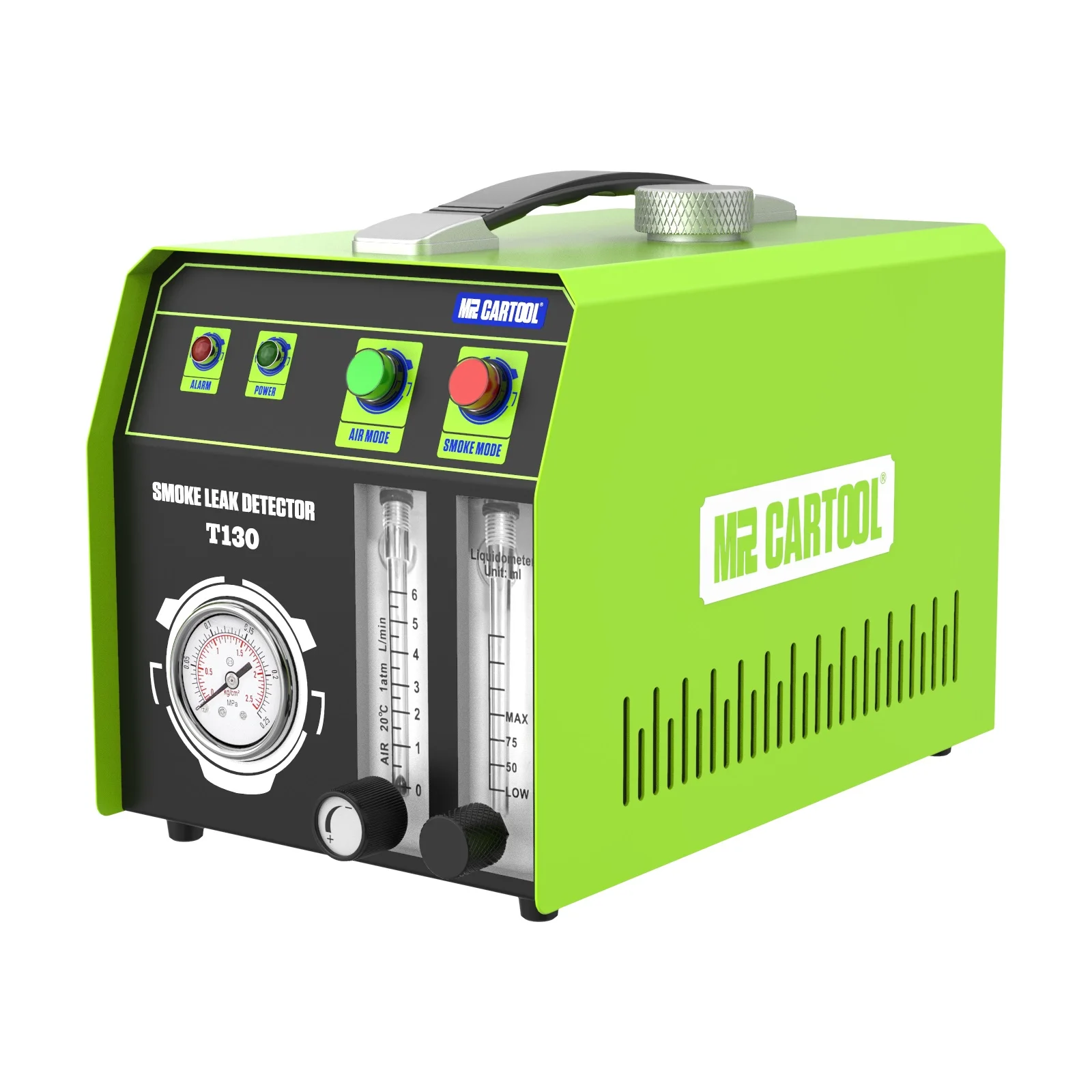 MR CARTOOL T130 Evap Leaks Testing Machine 12V Automotive Pipes Fuel Leakage Detector with Dual Modes for All Vehicles 