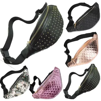 

2020 HOT Waist Bag Women Pu Leather Fanny Packs Belt Bags Unisex Belted Bum Bag Chest Bag Drop shipping
