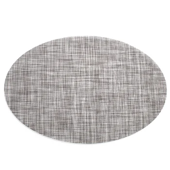

5Pcs/Lot Oval Dinner PVC Placemat Dining Table Mat Insulation Pad Cup Pads Coasters Table Decor Slip-Resistant Cloth Mat Mantel