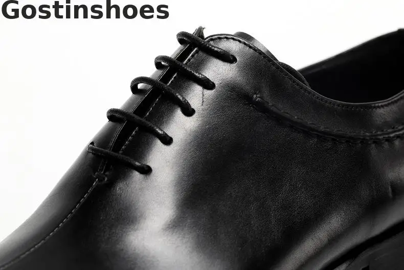 Роскошные мужские туфли-оксфорды из натуральной кожи; Цвет черный, коричневый; Мужские модельные туфли на шнуровке; качественные мужские официальные туфли; вечерние, свадебные, офисные туфли