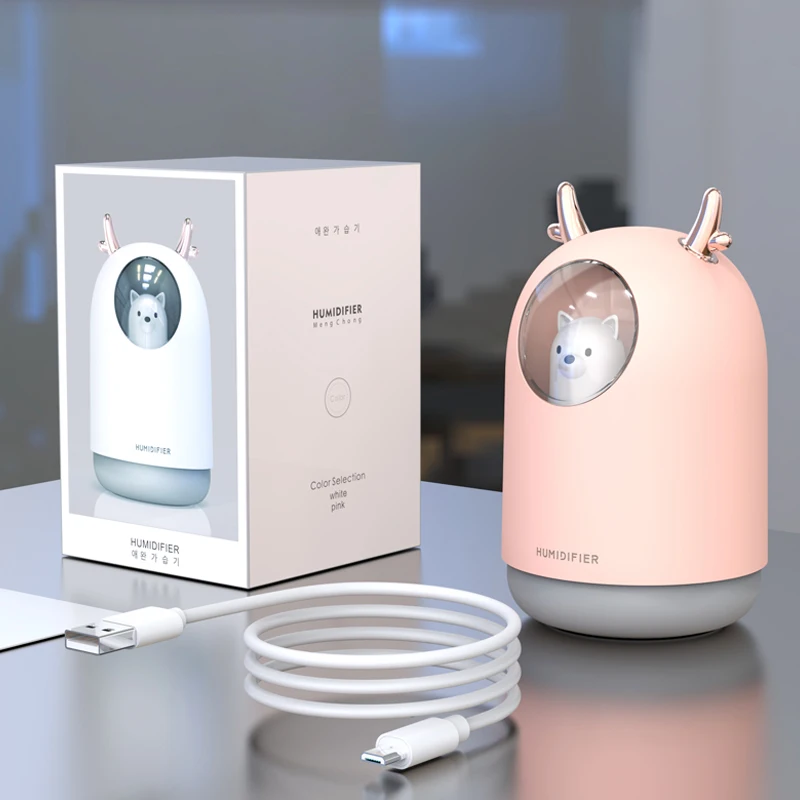 Новый милый увлажнитель &quotмедведь&quot 300 мл мини USB диффузор спальня немой