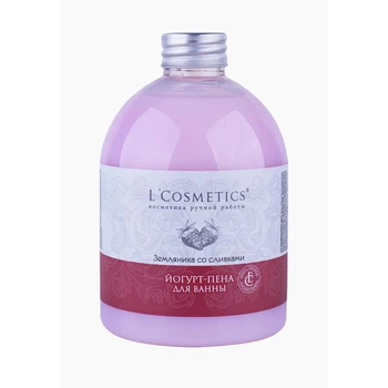 

L’Cosmetics Bath Foam, Strawberry Cream, 500 ml