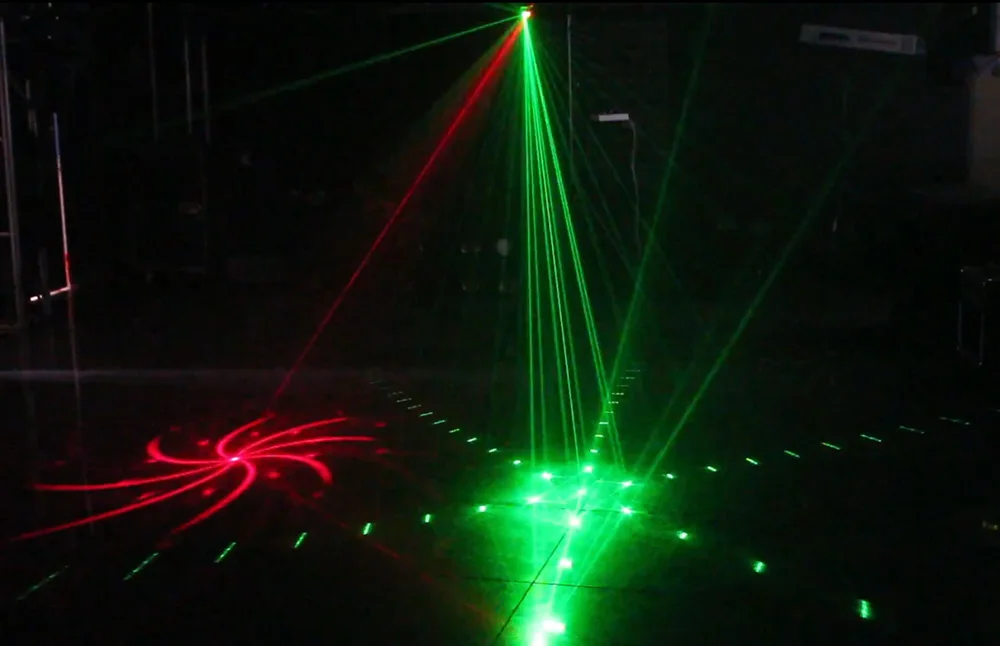 DJ диско-эффект светильник стробоскоп луч уф лазер 4в1 DMX512 сценический Многофункциональный светильник цветной музыкальный звук вечерние клубный бар светильник s