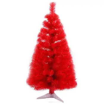 

90cm Artificial Christmas Tree Plastic Christmas Decorations Holder Base For Christmas Home Party Decortaion Miniature Tree