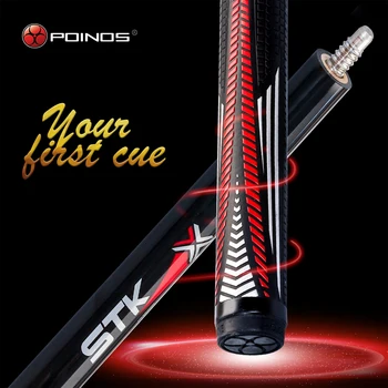 

POINOS DY Pool Cue Stick Kit Billiard Cue 11.5/13mm Tip Hard Maple Shaft Silicone Wrap High-quality Billiar For Beginner Black 8