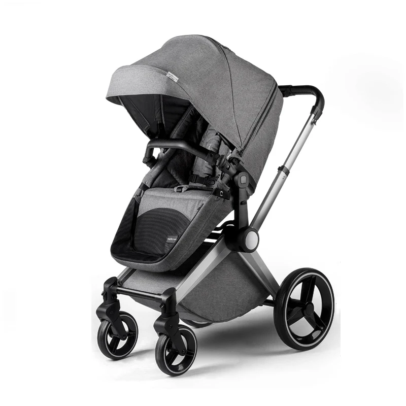 

Fashion Aluminum Alloy Frame Baby High Landscape Fold Baby Stroller 2 in 1 Four Wheel Cart 3C Standard Baby Newborn Stroller