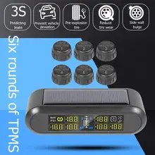 Солнечный Мощность давления воздуха в шинах на колесах шины для легковых автомобилей Давление сигнализации Монитор Системы Авто охранной сигнализации Системы s Давление Температура Предупреждение