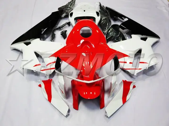 Топ(литьевая форма) ABS мотоцикл полный комплект обтекателя Подходит для Honda CBR600RR 05 06 F5 2005 2006 Обтекатели Горячий красный черный белый