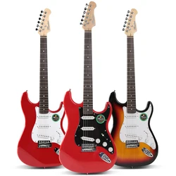 Guitare électrique acoustique à corps solide en bois de rose noir, instrument de musique BE50DJ 