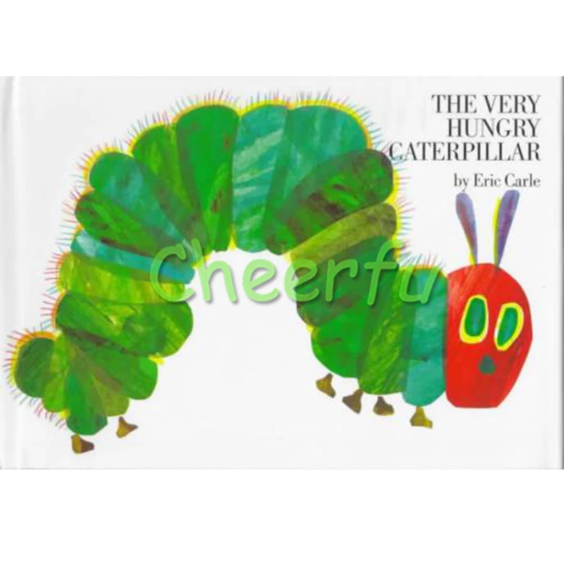 Очень голодная гусеница от Eric Carle развивающая английская картинная книга