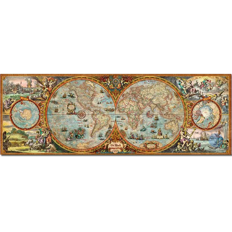 

large 5d diy diamond painting full drill fantasy famous world map Diamond mosaic Rhinestone embroidery Diamond for wall JS5450