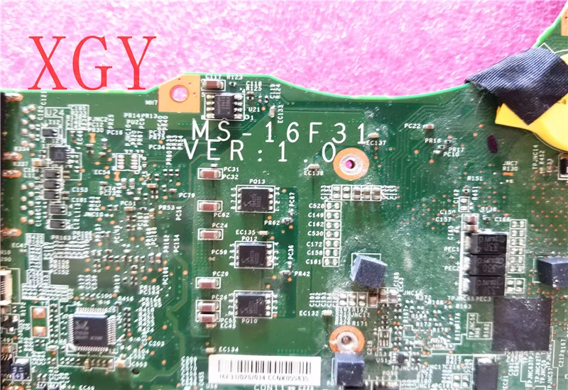 amazing  Original Laptop Motherboard MS-16F31 VER 1.0 para FOR MSI GT60 MS-16F3 DDR3 mainboard não-integrado