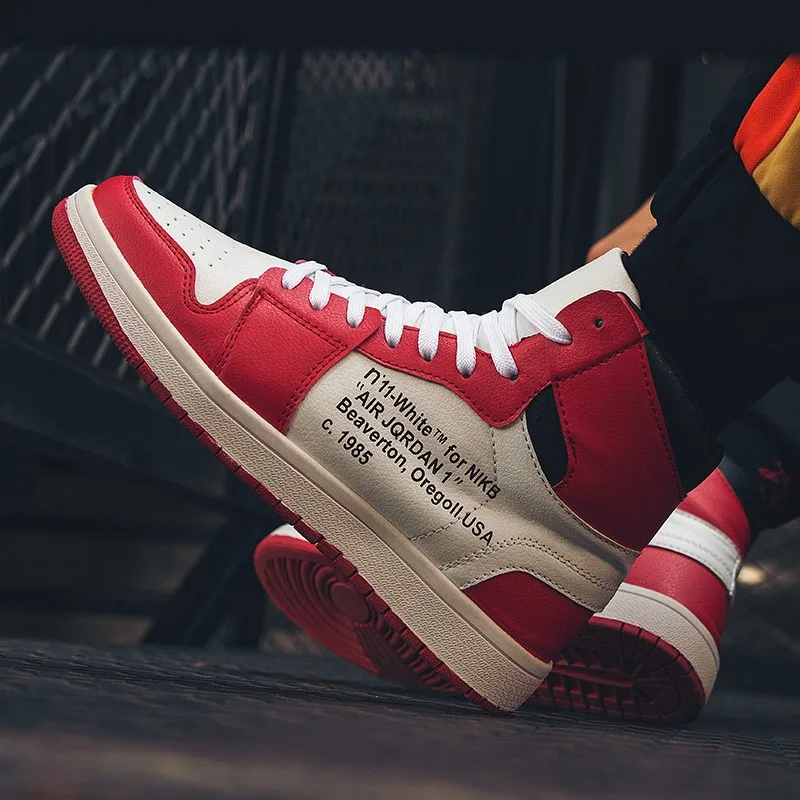 

2018 Hot Selling Autumn Hight-top MEN'S Flat Shoes Air Force One Sports Basketball Shoes Casual Hip Hop Versatile MEN'S SHOES