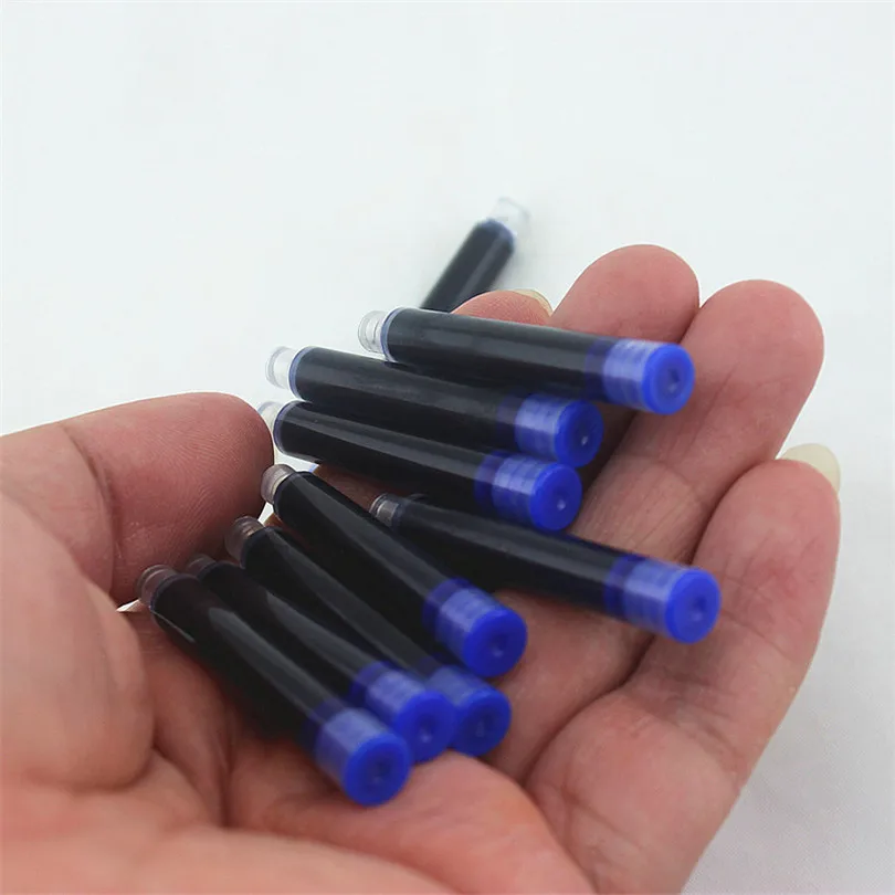 Premium Quality Fountain Pen Ink Cartridges, 10-Pack Refill
