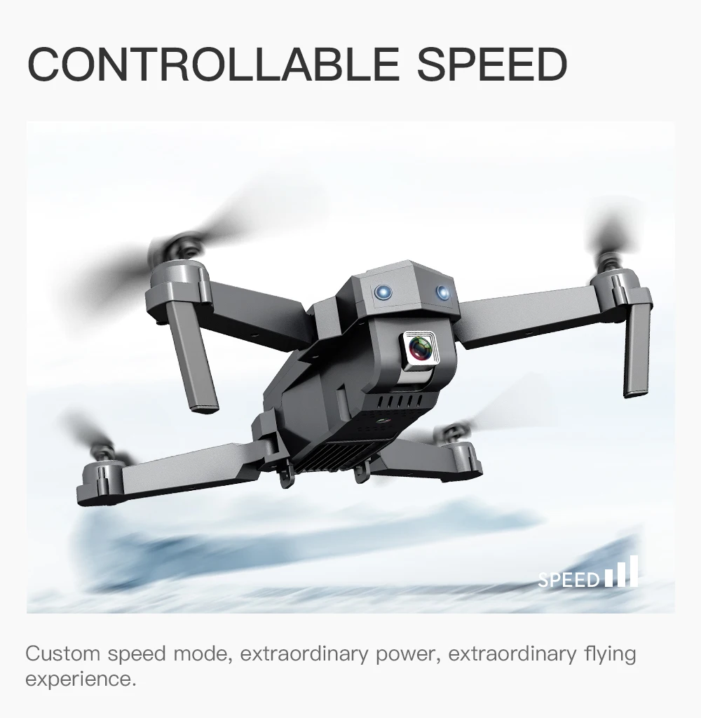Лучший Дрон 4K с HD камерой Wi Fi 1080P камера Follow Me Квадрокоптер FPV умный долгий срок